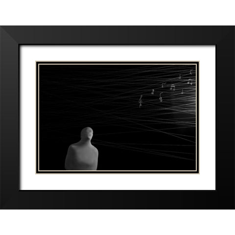 Qcocoonq Black Modern Wood Framed Art Print with Double Matting by Zahirimehr, Maryam
