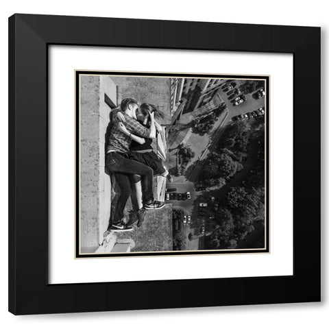 Requiem For A Dream Black Modern Wood Framed Art Print with Double Matting by Aleksey, Panteleev