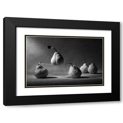 The Circus Black Modern Wood Framed Art Print with Double Matting by Ivanova, Victoria