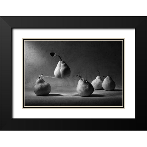 The Circus Black Modern Wood Framed Art Print with Double Matting by Ivanova, Victoria