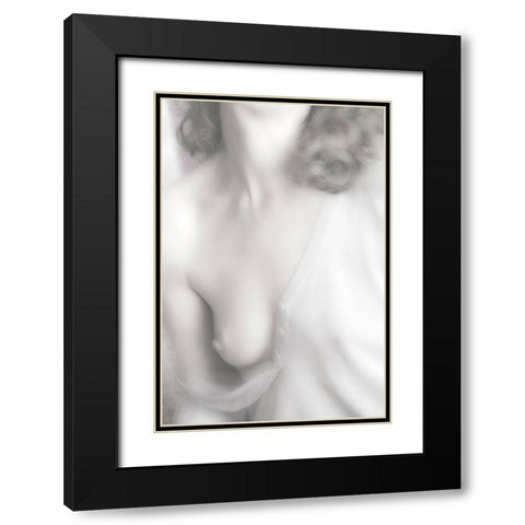 Vanished Black Modern Wood Framed Art Print with Double Matting by Bousca, Bogdan