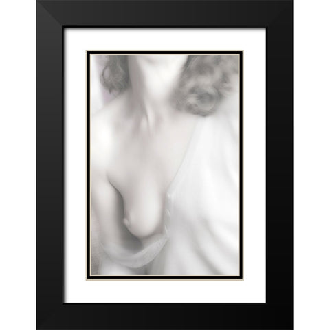 Vanished Black Modern Wood Framed Art Print with Double Matting by Bousca, Bogdan