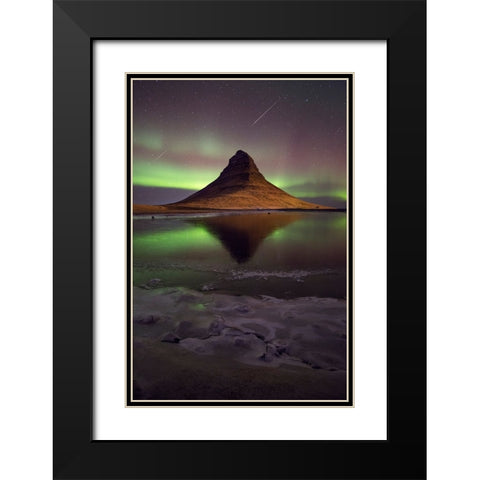 Portrait Of The Geminids Black Modern Wood Framed Art Print with Double Matting by Eaglesfield, Philip