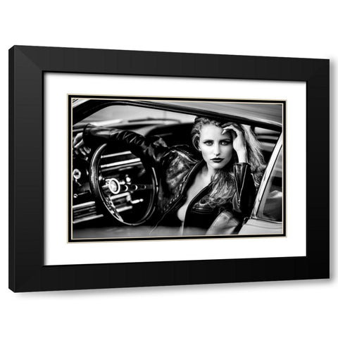 Waiting For My Company To Leave... Black Modern Wood Framed Art Print with Double Matting by Peter Muller Photography