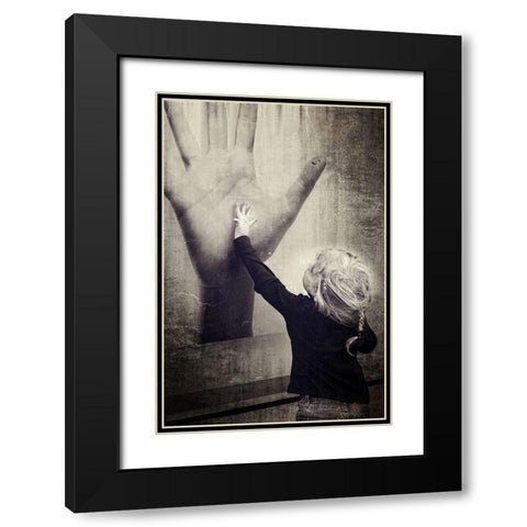 Untitled Black Modern Wood Framed Art Print with Double Matting by Everest, Marta