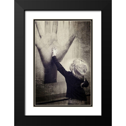 Untitled Black Modern Wood Framed Art Print with Double Matting by Everest, Marta