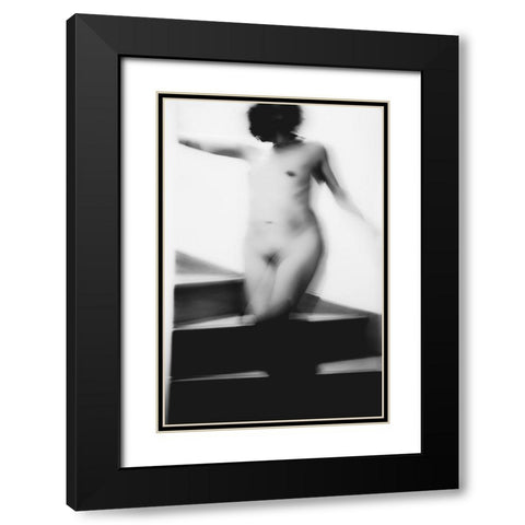 Clin DA“Il Black Modern Wood Framed Art Print with Double Matting by Bousca, Bogdan