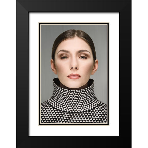 Passport In 3015 Black Modern Wood Framed Art Print with Double Matting by Aristoteles, David