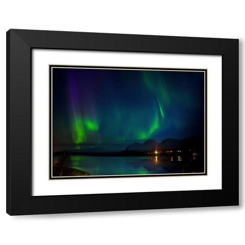 True Colors Shining Through Black Modern Wood Framed Art Print with Double Matting by Caroline Stroksnes, Mette