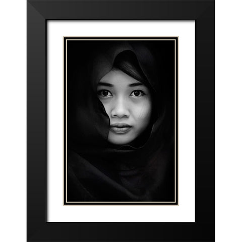Yuliastuti Black Modern Wood Framed Art Print with Double Matting by Yudhi Winarno, Teguh