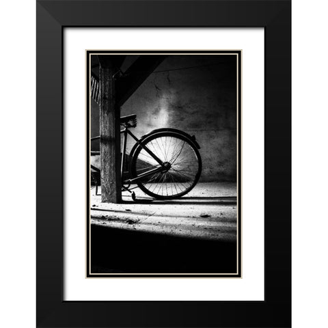 No. 315 Black Modern Wood Framed Art Print with Double Matting by Halasi, Zsolt