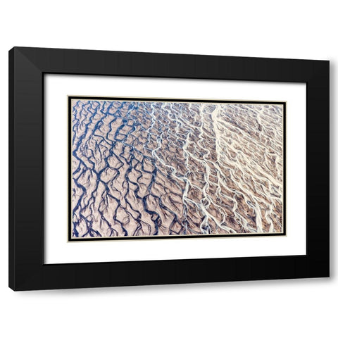 Black And White Black Modern Wood Framed Art Print with Double Matting by Gil Raga, Joan