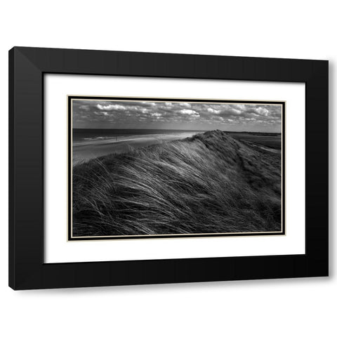 Dunes Hair. Black Modern Wood Framed Art Print with Double Matting by Pardo, Katarzyna