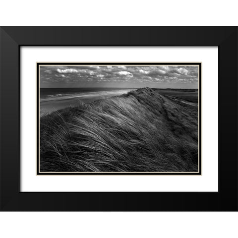 Dunes Hair. Black Modern Wood Framed Art Print with Double Matting by Pardo, Katarzyna