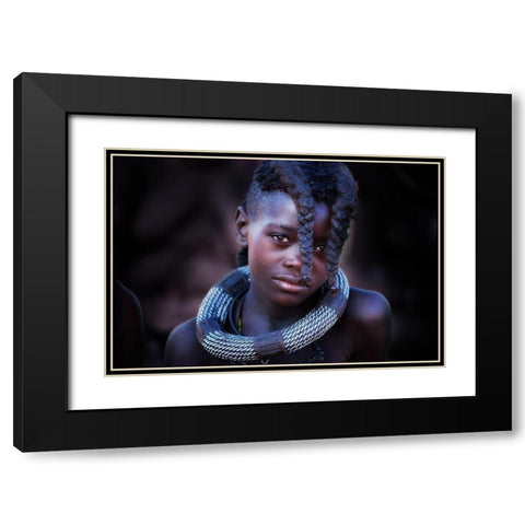The Beauty Within Black Modern Wood Framed Art Print with Double Matting by Cole, Trevor