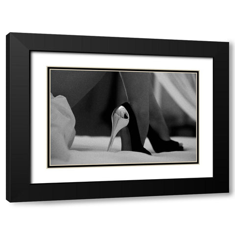 Moscova Black Modern Wood Framed Art Print with Double Matting by Schottstaedt, Erik