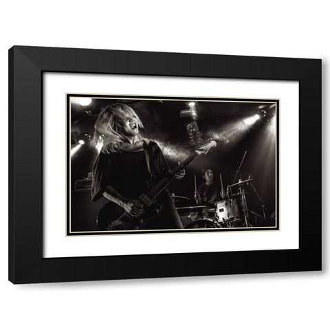 Onstage Black Modern Wood Framed Art Print with Double Matting by Nakamatsu, Kenji