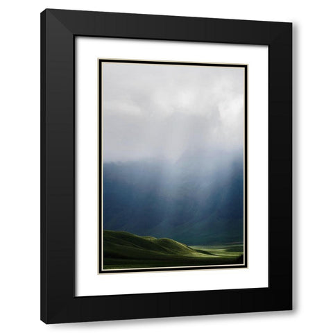 Light Black Modern Wood Framed Art Print with Double Matting by Ritonga, Andy