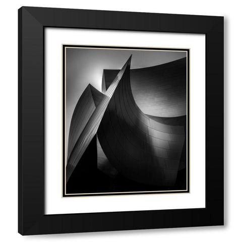 Fine Art Black Modern Wood Framed Art Print with Double Matting by Ahmad, Walid
