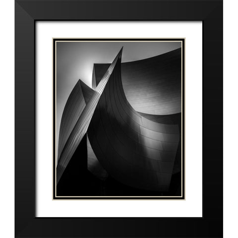 Fine Art Black Modern Wood Framed Art Print with Double Matting by Ahmad, Walid