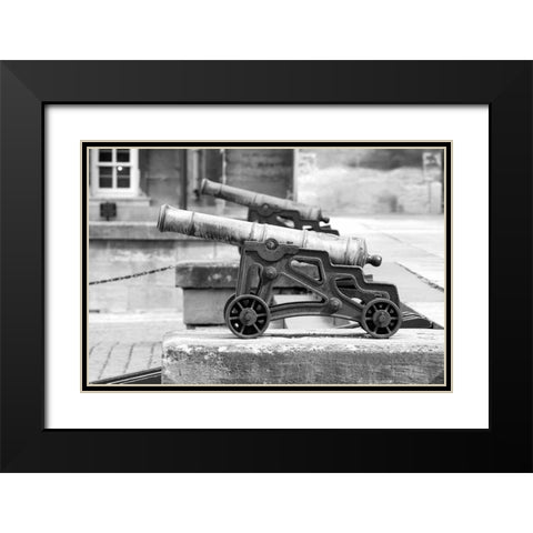 Architectural Detail, Blenheim Palace Black Modern Wood Framed Art Print with Double Matting by Blue, Cyril