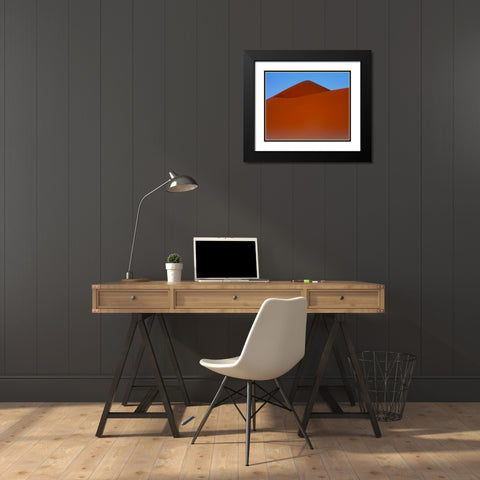 Sand Dune, Sahara Black Modern Wood Framed Art Print with Double Matting by Blue, Cyril