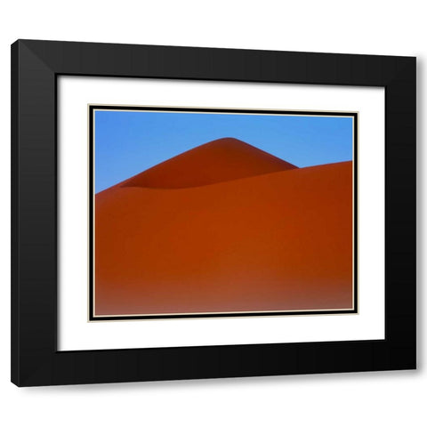 Sand Dune, Sahara Black Modern Wood Framed Art Print with Double Matting by Blue, Cyril