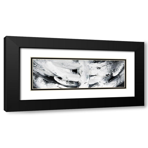 MAYHEM Black Modern Wood Framed Art Print with Double Matting by Atelier B Art Studio