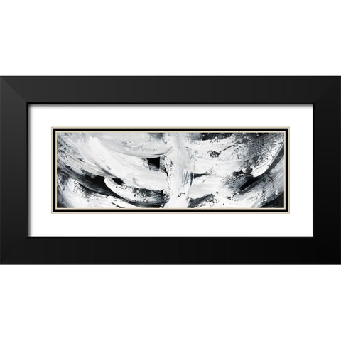 MAYHEM Black Modern Wood Framed Art Print with Double Matting by Atelier B Art Studio