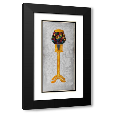 YELLOW GUM DISPENSER Black Modern Wood Framed Art Print with Double Matting by Atelier B Art Studio