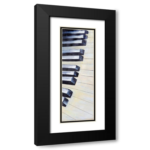 KEYS Black Modern Wood Framed Art Print with Double Matting by Atelier B Art Studio