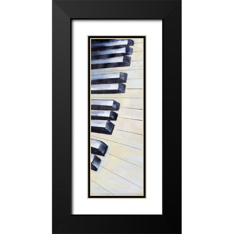 KEYS Black Modern Wood Framed Art Print with Double Matting by Atelier B Art Studio