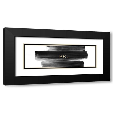 BE. Black Modern Wood Framed Art Print with Double Matting by Atelier B Art Studio