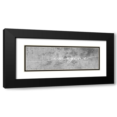 IMAGINE Black Modern Wood Framed Art Print with Double Matting by Atelier B Art Studio