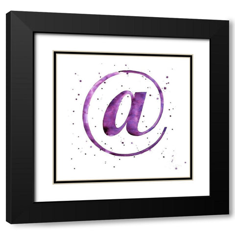 AT Black Modern Wood Framed Art Print with Double Matting by Atelier B Art Studio