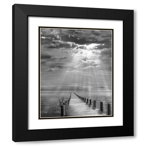 Storm Clearing Black Modern Wood Framed Art Print with Double Matting by Fisch, Ellen