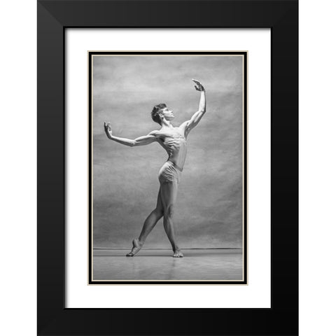 Everything is Beautiful at the Ballet Black Modern Wood Framed Art Print with Double Matting by Melnyk, V