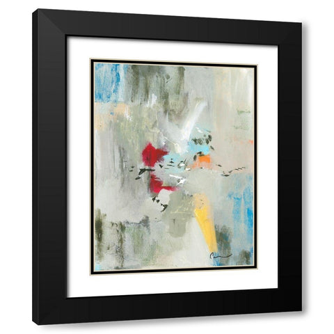 Flight Pattern I Black Modern Wood Framed Art Print with Double Matting by Carroccio, Lisa