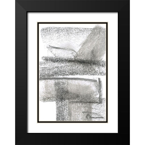Building Bridges II Black Modern Wood Framed Art Print with Double Matting by Carroccio, Lisa