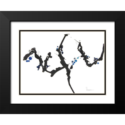 Branching Out I Black Modern Wood Framed Art Print with Double Matting by Carroccio, Lisa