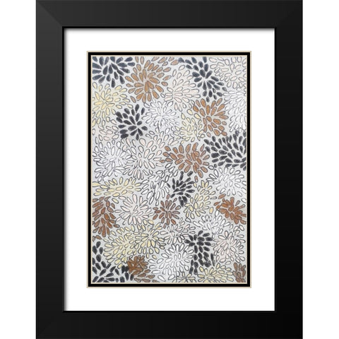 Les Fleurs Black Modern Wood Framed Art Print with Double Matting by Carroccio, Lisa