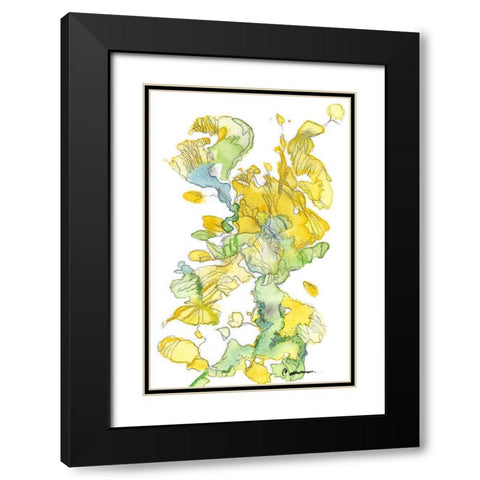 Earthscape Black Modern Wood Framed Art Print with Double Matting by Carroccio, Lisa