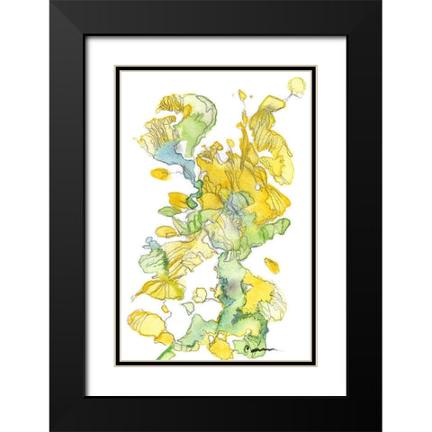 Earthscape Black Modern Wood Framed Art Print with Double Matting by Carroccio, Lisa