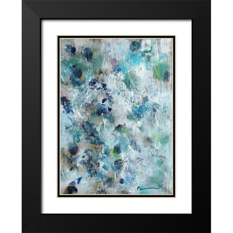 First Frost Black Modern Wood Framed Art Print with Double Matting by Carroccio, Lisa