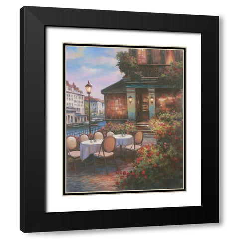 Le Havre II Black Modern Wood Framed Art Print with Double Matting by Unknown