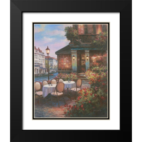 Le Havre II Black Modern Wood Framed Art Print with Double Matting by Unknown