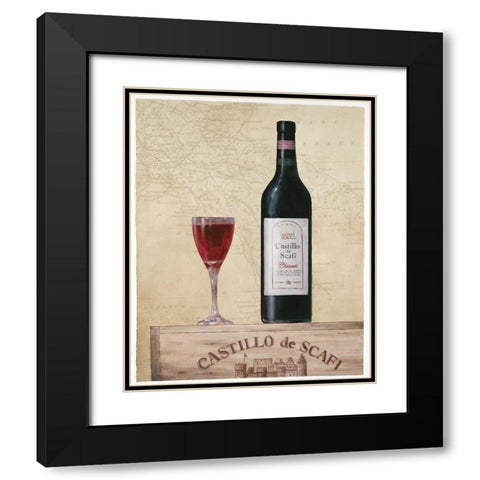 Chianti II Black Modern Wood Framed Art Print with Double Matting by Unknown