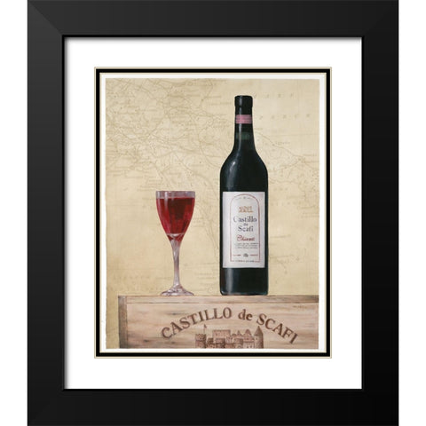 Chianti II Black Modern Wood Framed Art Print with Double Matting by Unknown