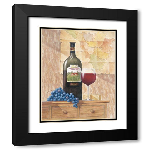 Chianti II Black Modern Wood Framed Art Print with Double Matting by Unknown