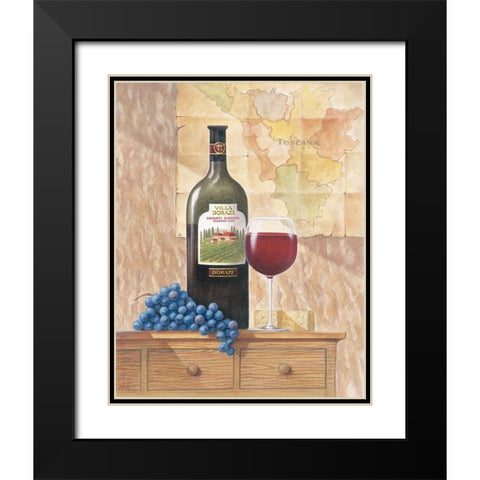 Chianti II Black Modern Wood Framed Art Print with Double Matting by Unknown